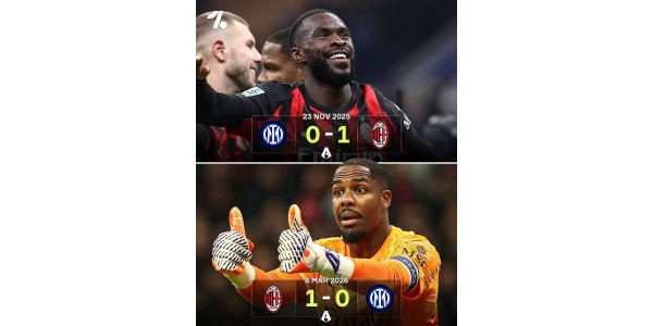 Een derby: AC Milan en Rossoneri behalen een dubbele overwinning